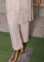 Suntex Fabrics CO ORDS Pink Chikan Kari Women 2pcs