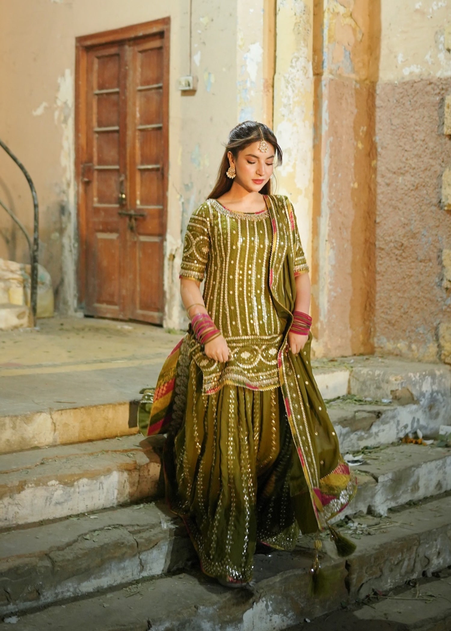 Suits By Sadia Dhani chiffon Women 3pcs