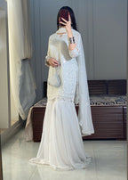 Anabiya White Gulab Women 3pcs