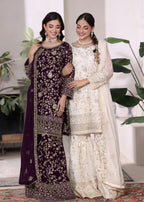 Abaan Zohan Riwaj Purple Women 3pcs