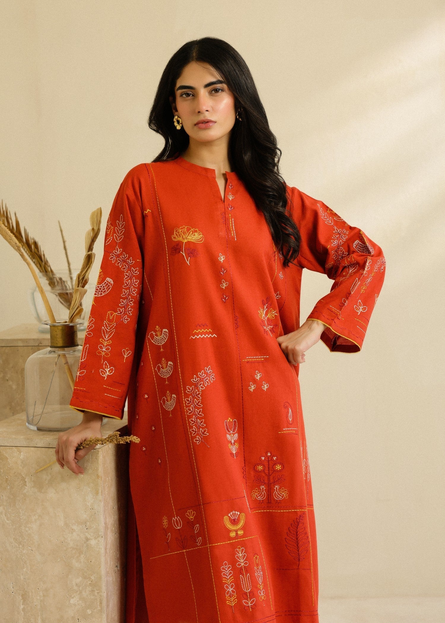 Sahar Burnt Citrus Women 2pcs