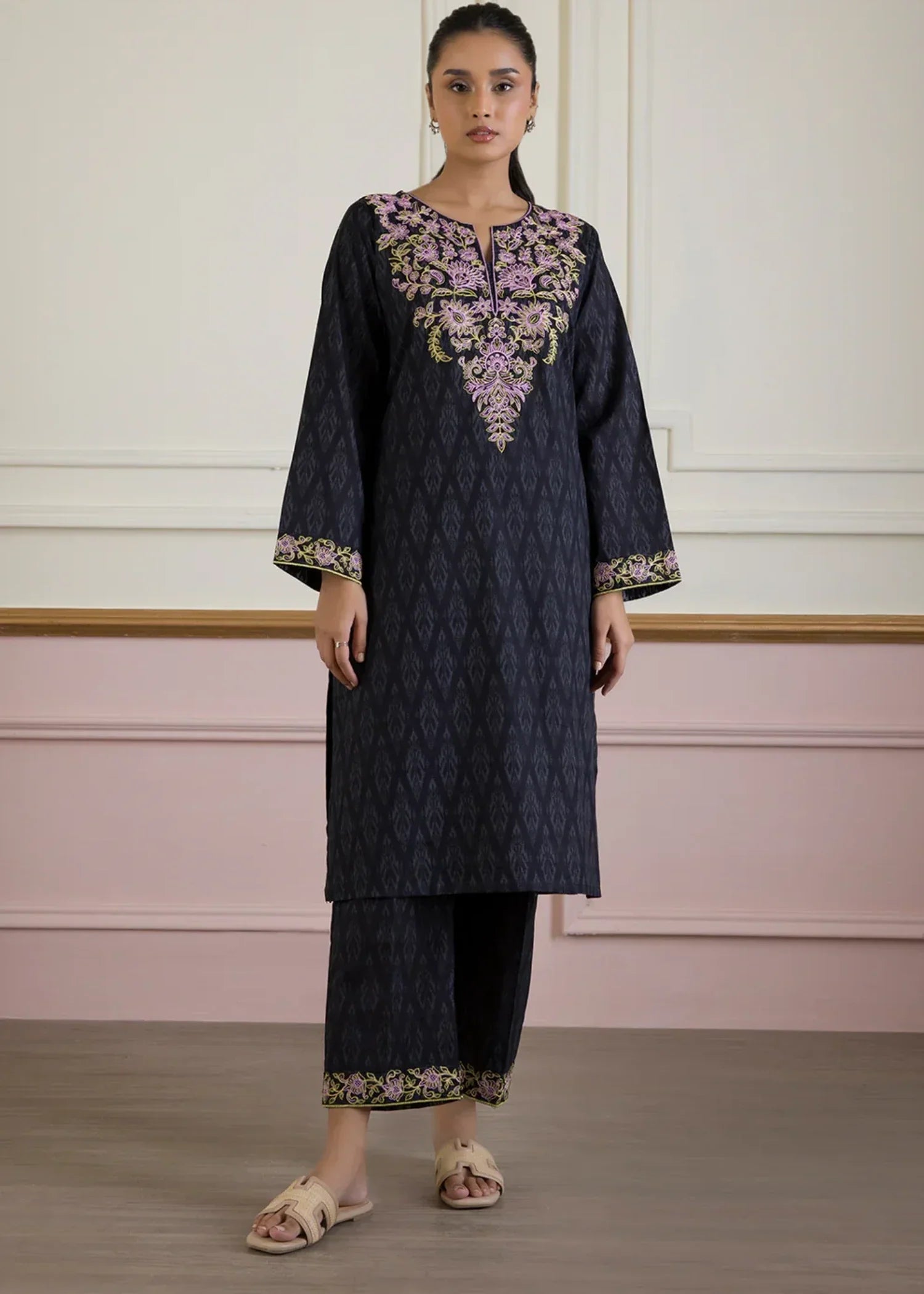 Zellbury WPS2521978 Black Women 2pcs