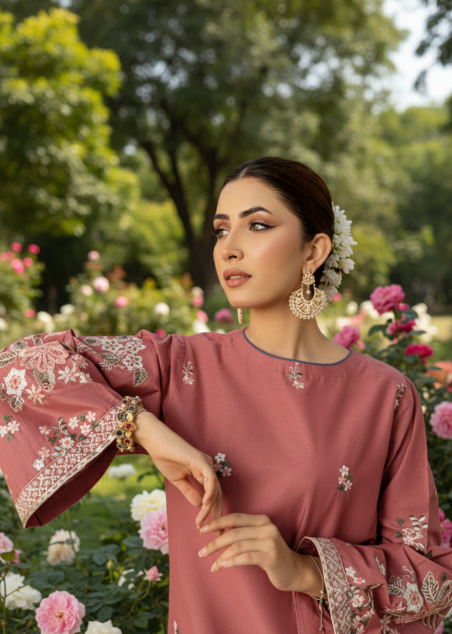 Shehroz Fashion FABEHA EMBROIDERY DRESS Women 2pcs