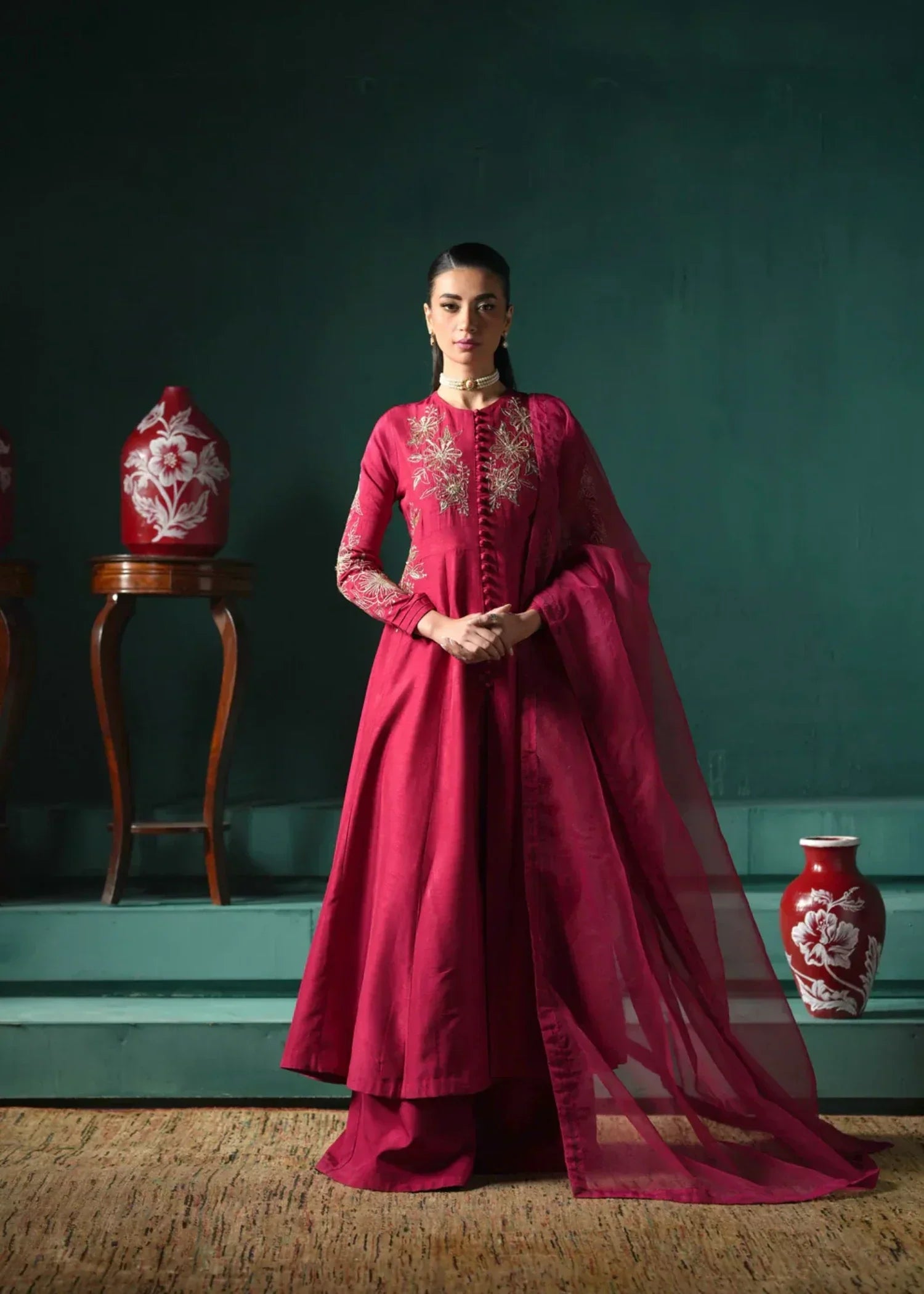 Jahaan Claret Women 3pcs