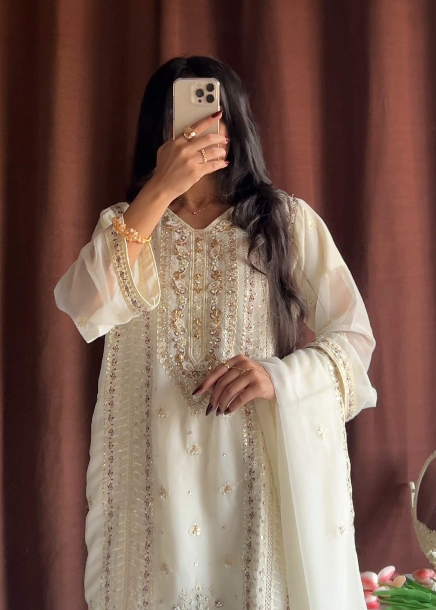 Four Season Boutique AIZAL CREAM WHITE Women 3pcs