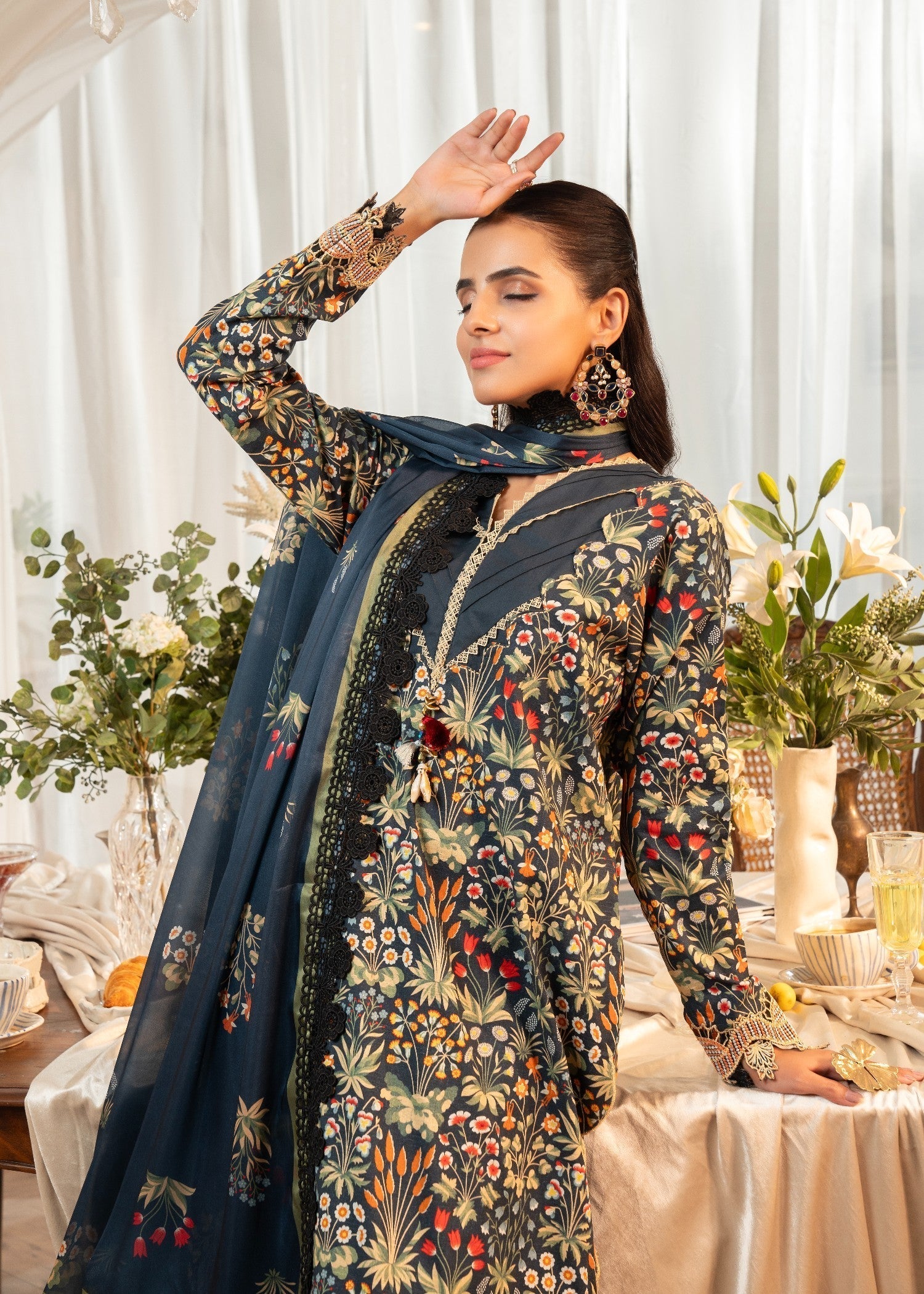 Maisa By Seven Star Printed Embroidered | MPT 2614 Women 3pcs