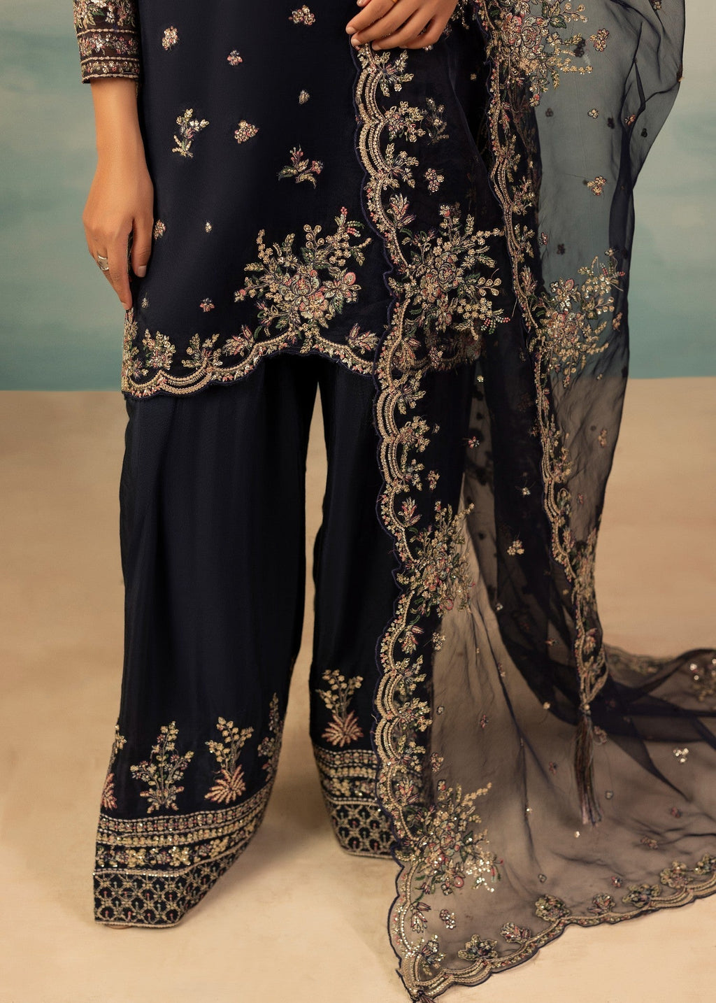 Diara Couture JUGNU DF 44 NAVY BLUE Women 3pcs