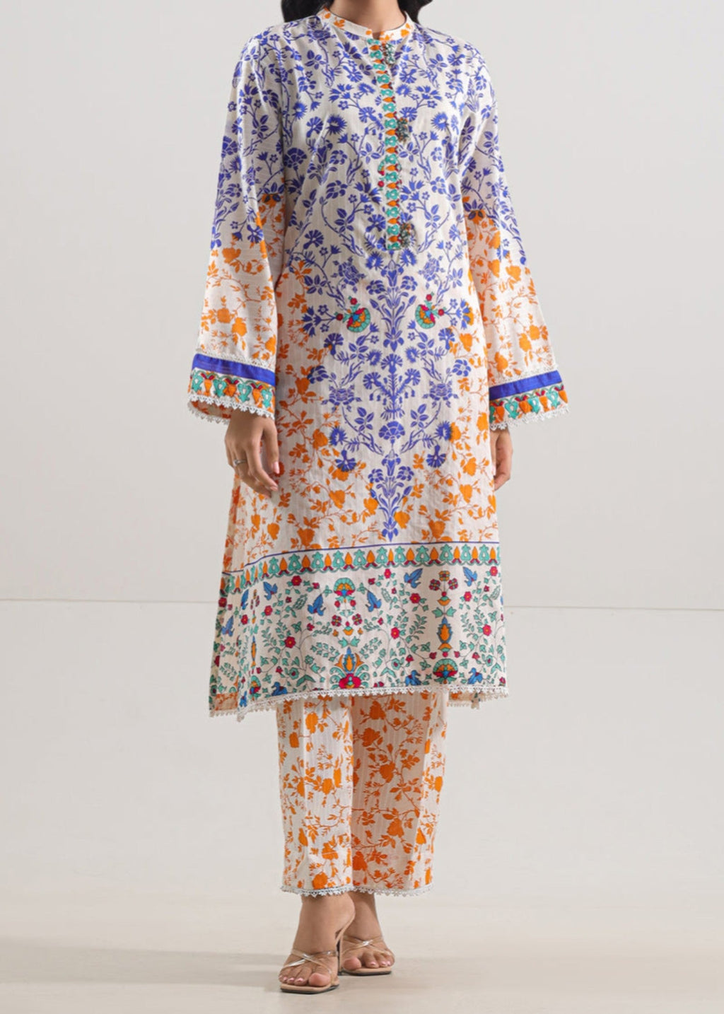 Saya Printed Lawn Stitched Shirt WP1P 2170 Women 1pcs