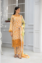 Afiay Clothing Naranji Women 3pcs
