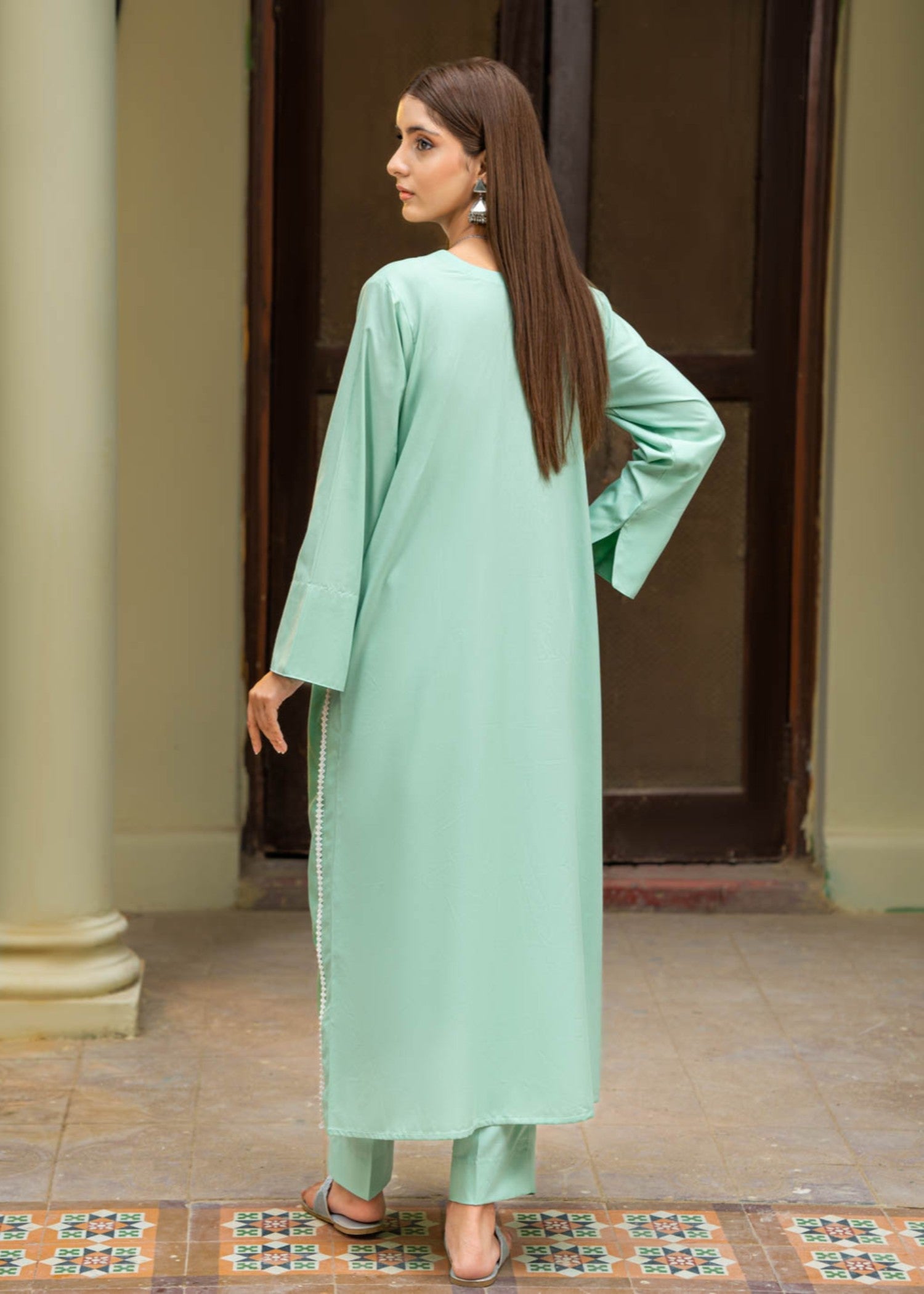Tng (The Next Generation) Saath Co Ord Set | Pastel Green Women 2pcs