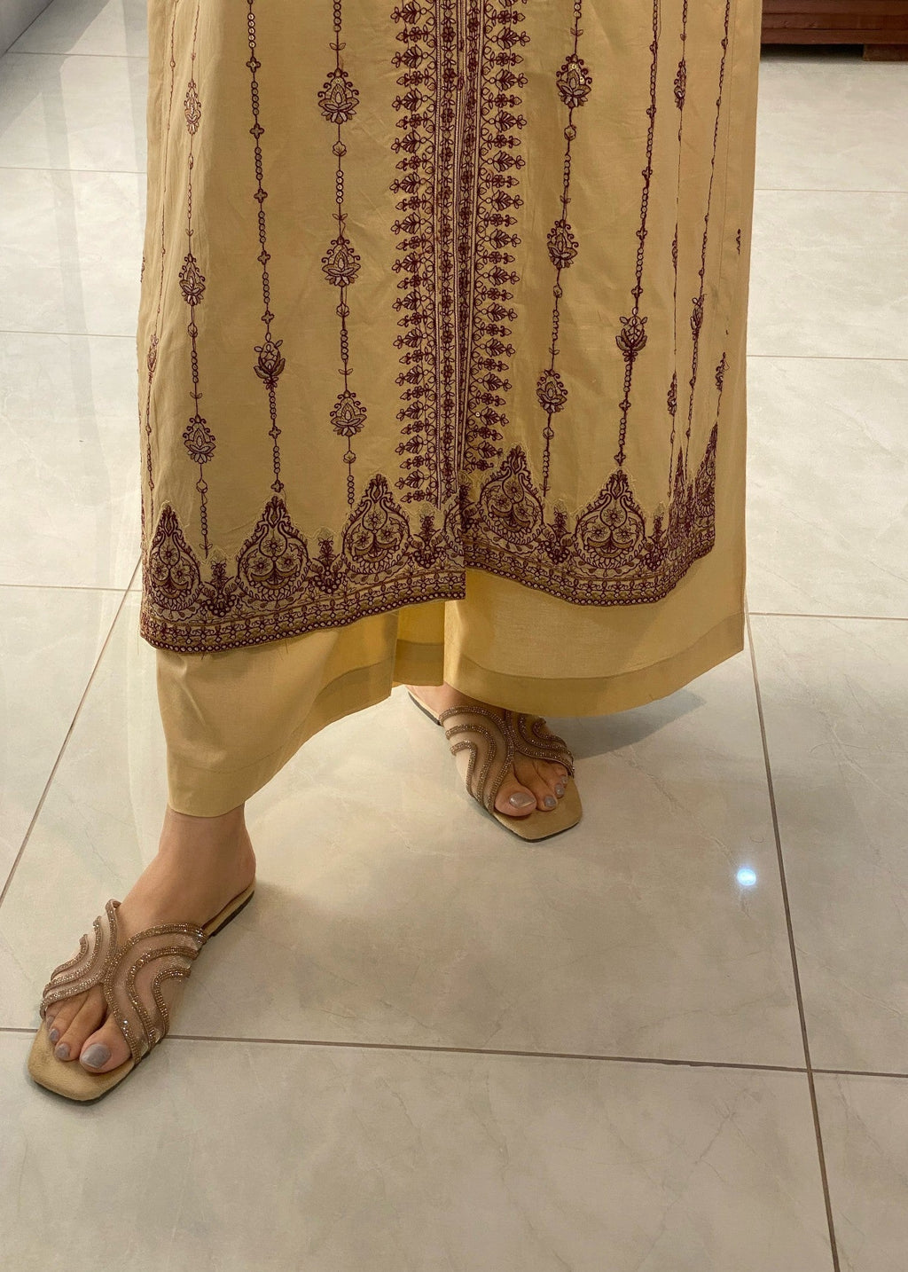 Ramal Cream Women 2pcs