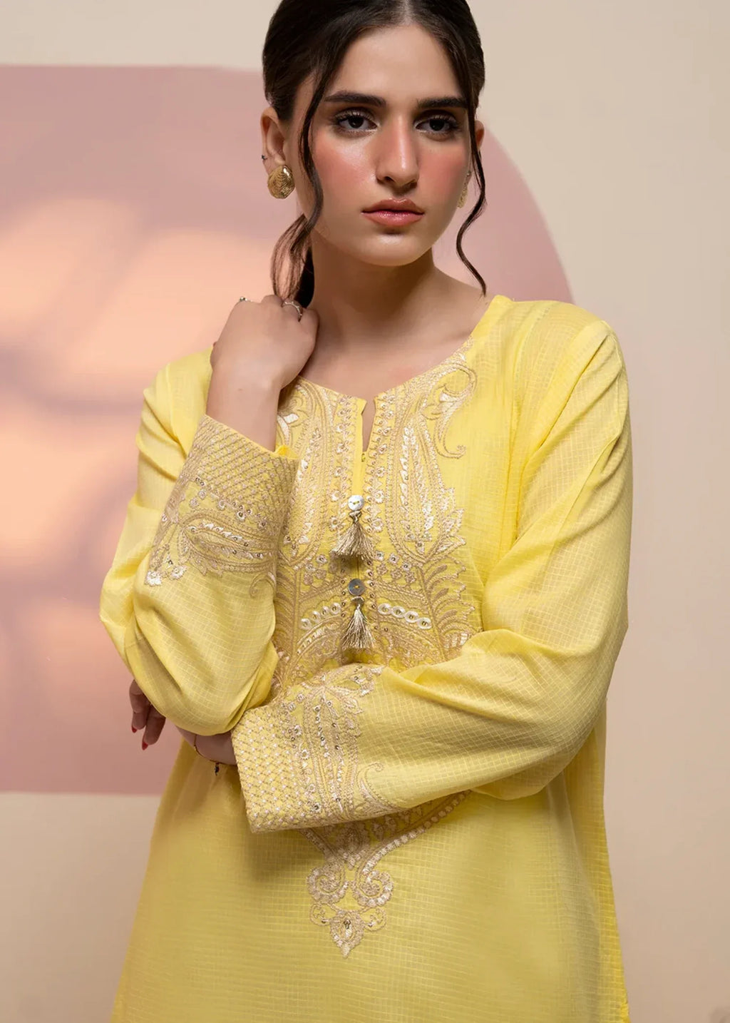 Zellbury WPS 2522558 Light Yellow Women 1pcs