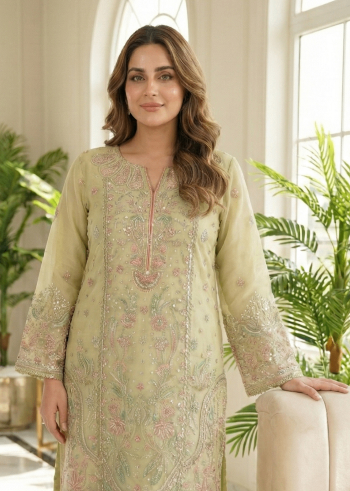 Diara Couture NOURAH DF 68 MINT GREEN Women 3pcs