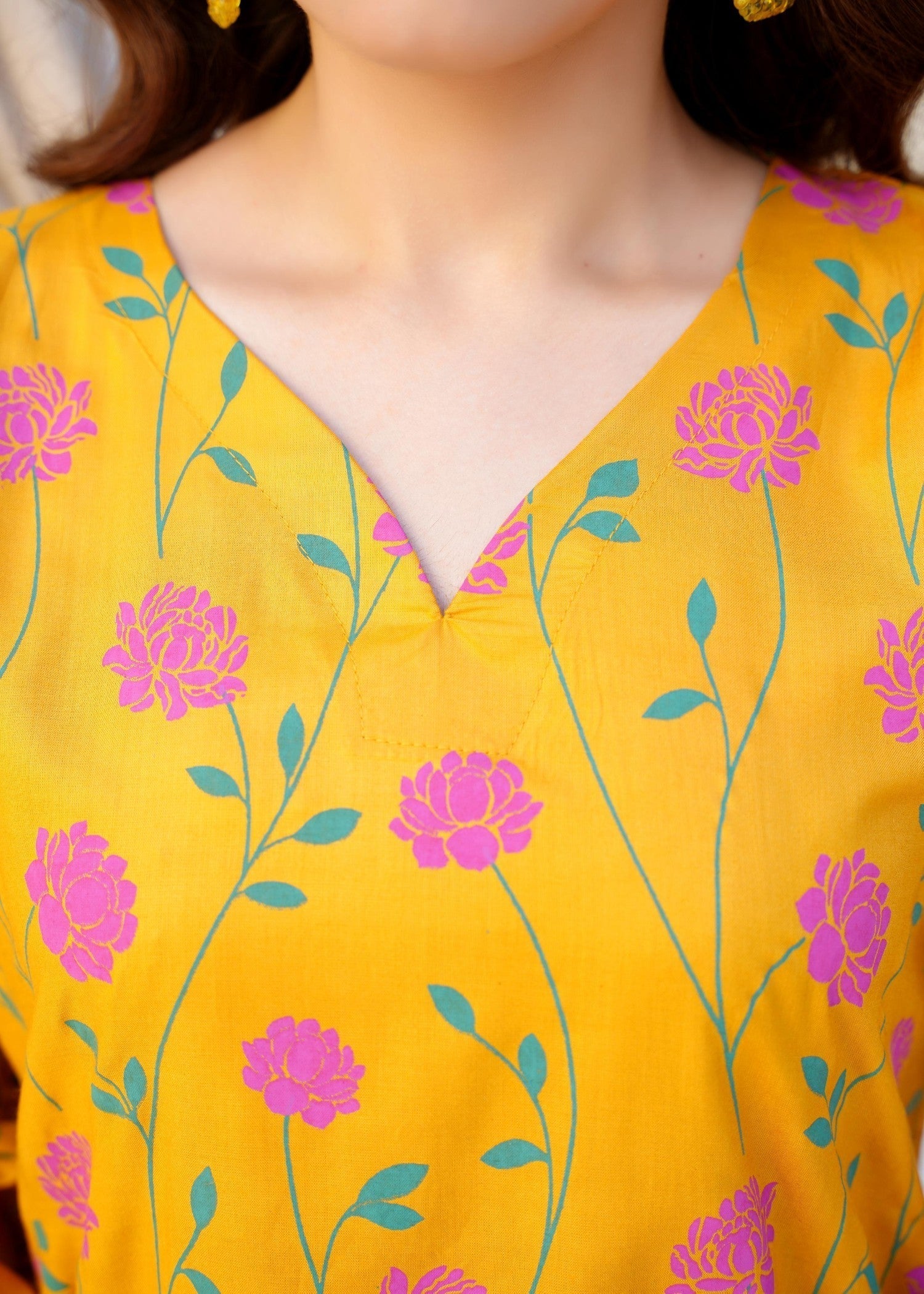 Chaudhary Arts Dream mustard Women 2pcs