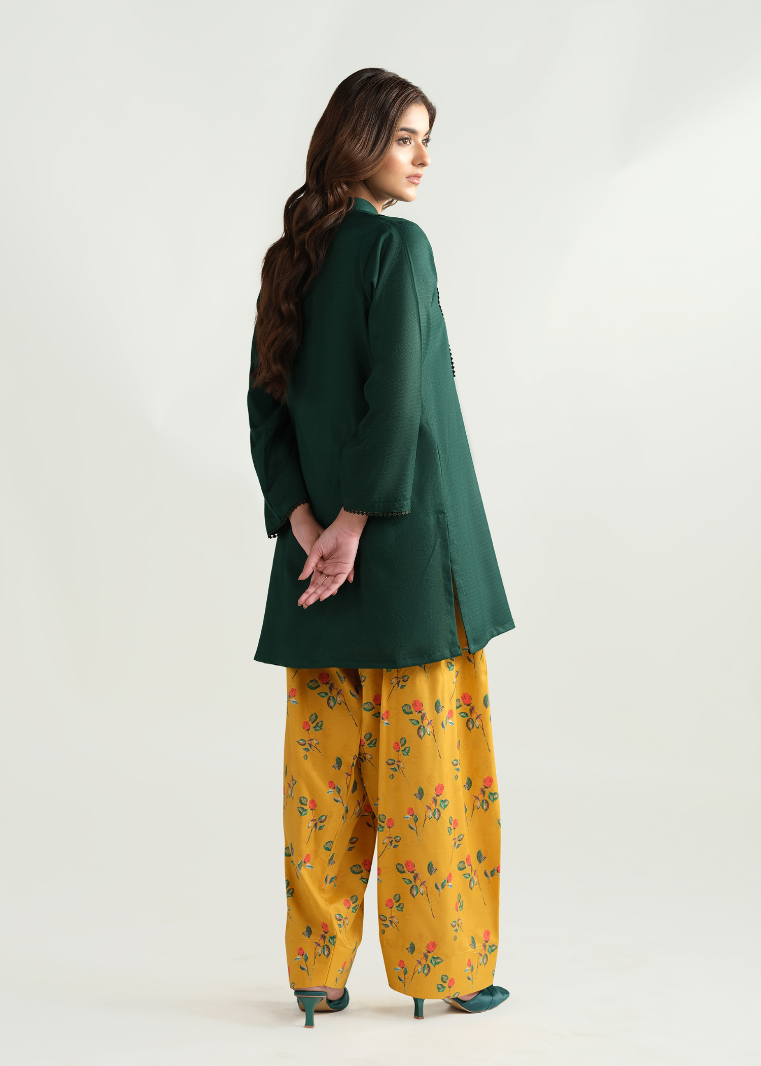 Sinoor Nora Green Stitched Women 2pcs