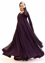 Miss & Mrs Chiffon parpal buton Women 3pcs