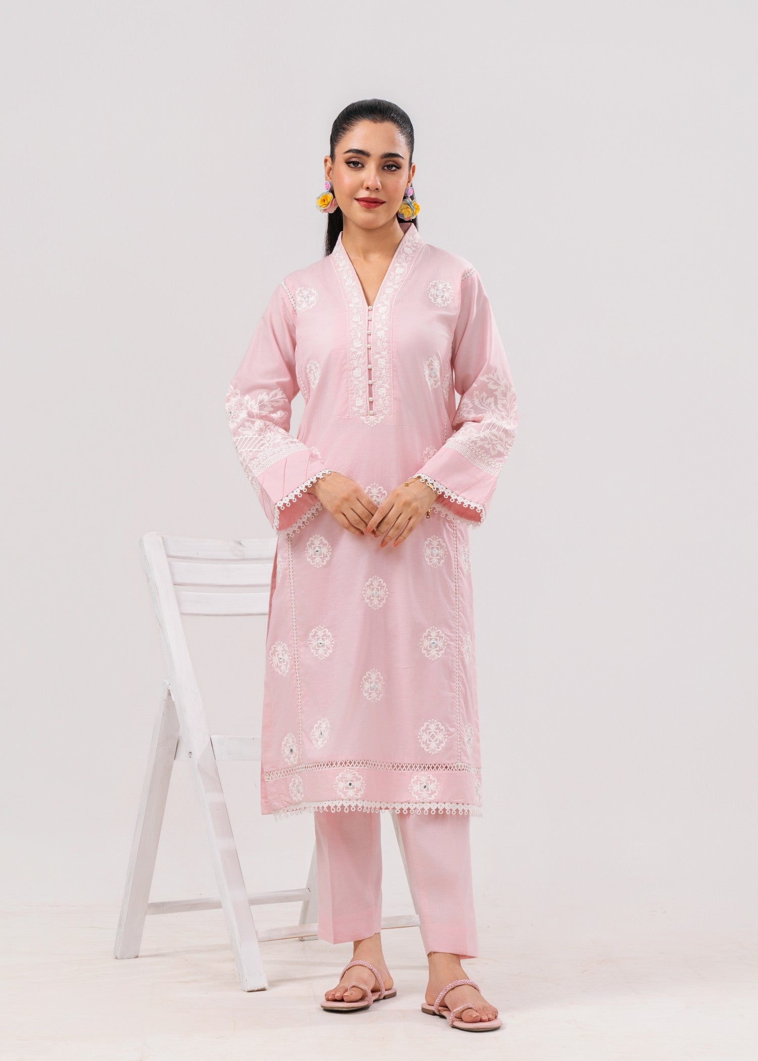 Sahibas By Mirza Liyana Pink Women 2pcs