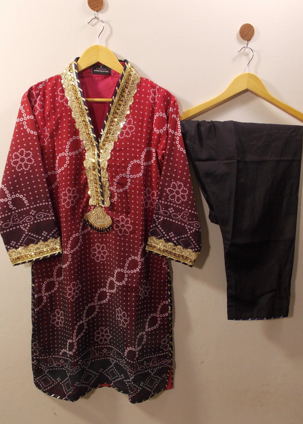 Issa&Maryam CHUNRI MAROON Women 3pcs