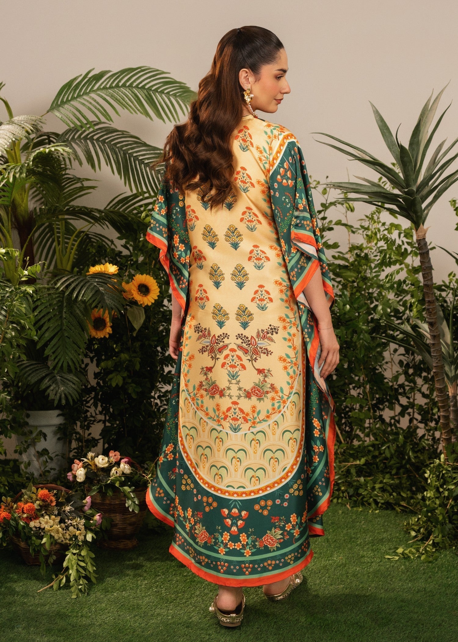 Tehzeeb Libas BUTTUR CUP KAFTAAN Women 2pcs