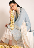 Cross Stitch SHELL BLUE 0125RTWEMBLWN0405 Women 2pcs
