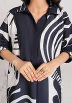 Jupiter Swiss Silk Midnight Monochrome F25 0015 Women 2pcs