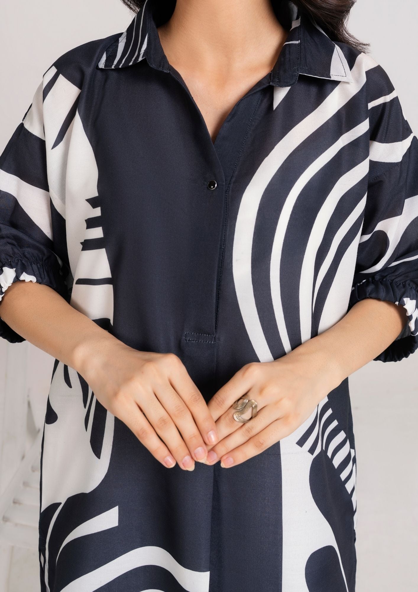 Jupiter Swiss Silk Midnight Monochrome F25 0015 Women 2pcs