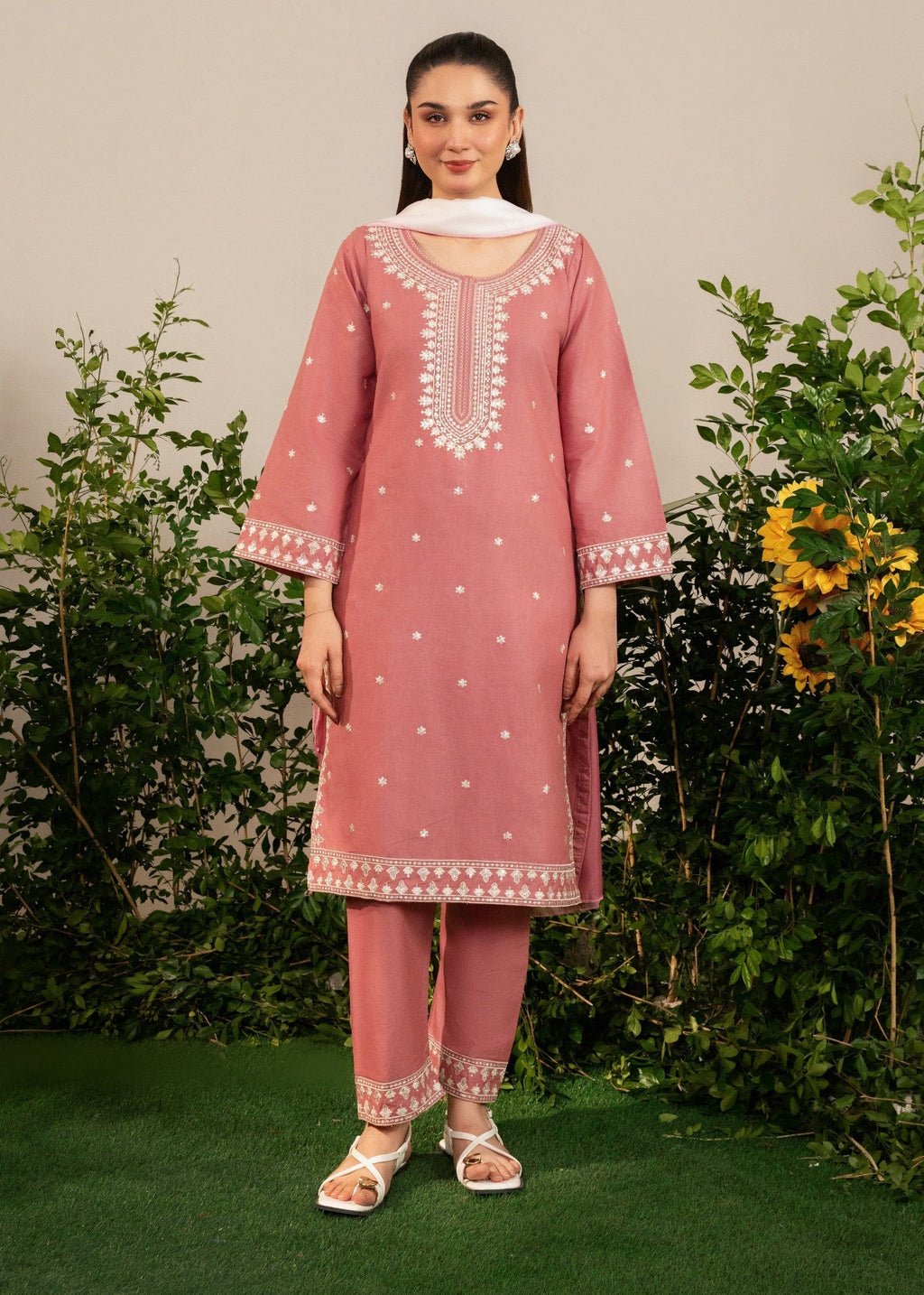 Tehzeeb Libas BARBIE EMBROIDERED Women 3pcs