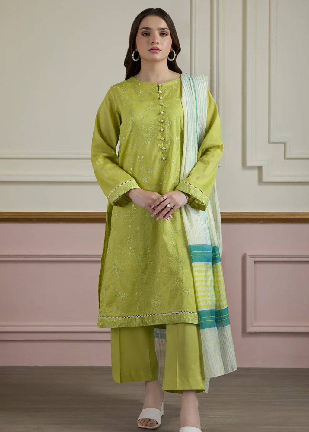 Zellbury WPS2531935 Green Women 3pcs