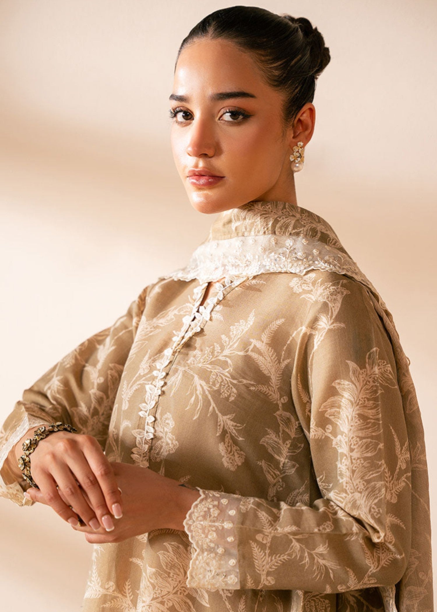 Cross Stitch SMOKE GREEN 0125RTWEMBCNT0304 Women 2pcs