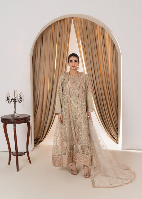 Hkb Officials Harika Pista Pearl Coat Women 4pcs