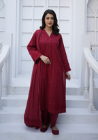 Yolo Pret Embroidered Lawn with Embroidered Border Chiffon Dupatta JASHAN S25 0025 Women 3pcs