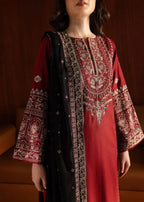 Chaudhary Arts Laal pari Embroidered Women 3pcs