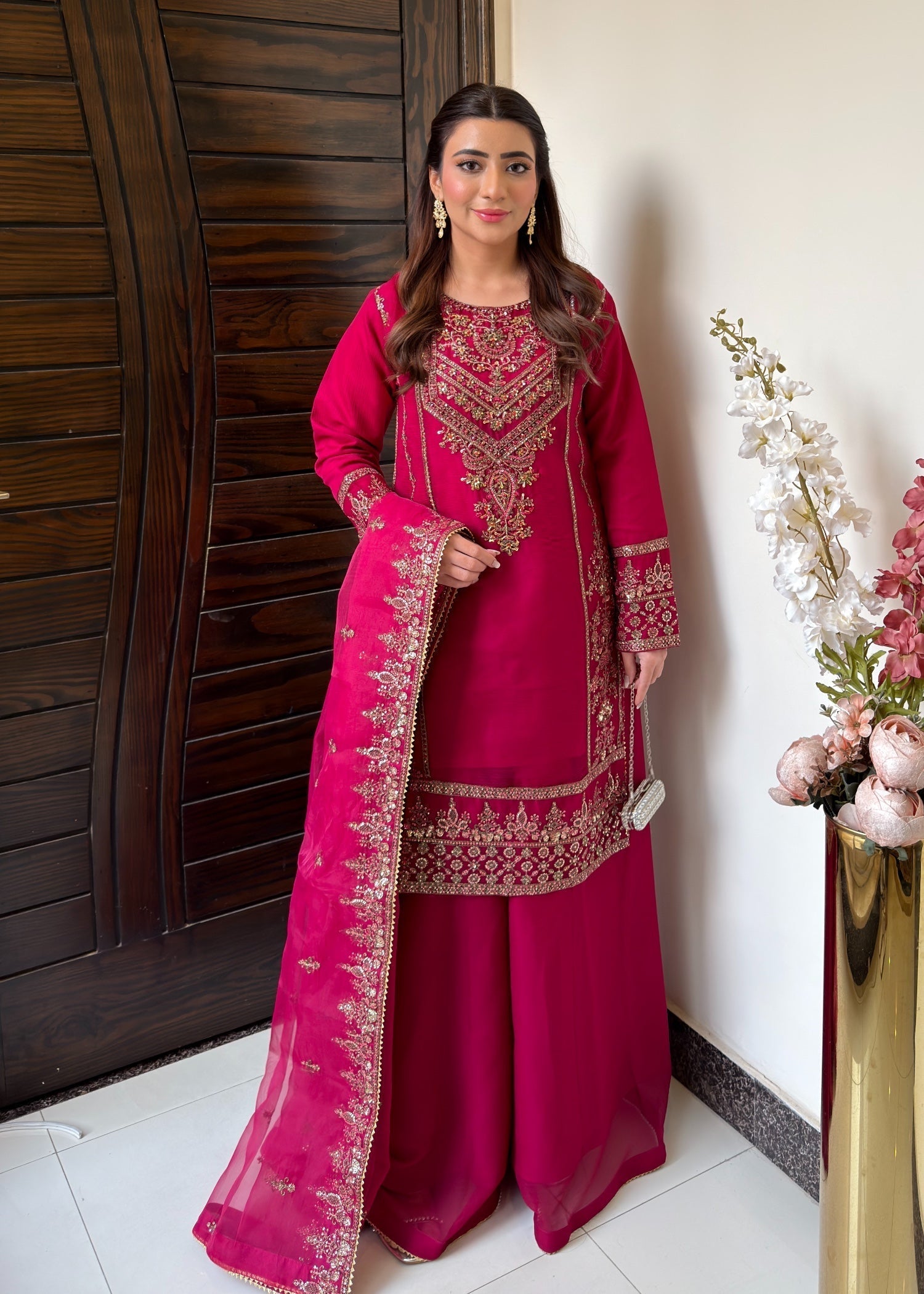 Laal Clothing Raspberry Women 3pcs