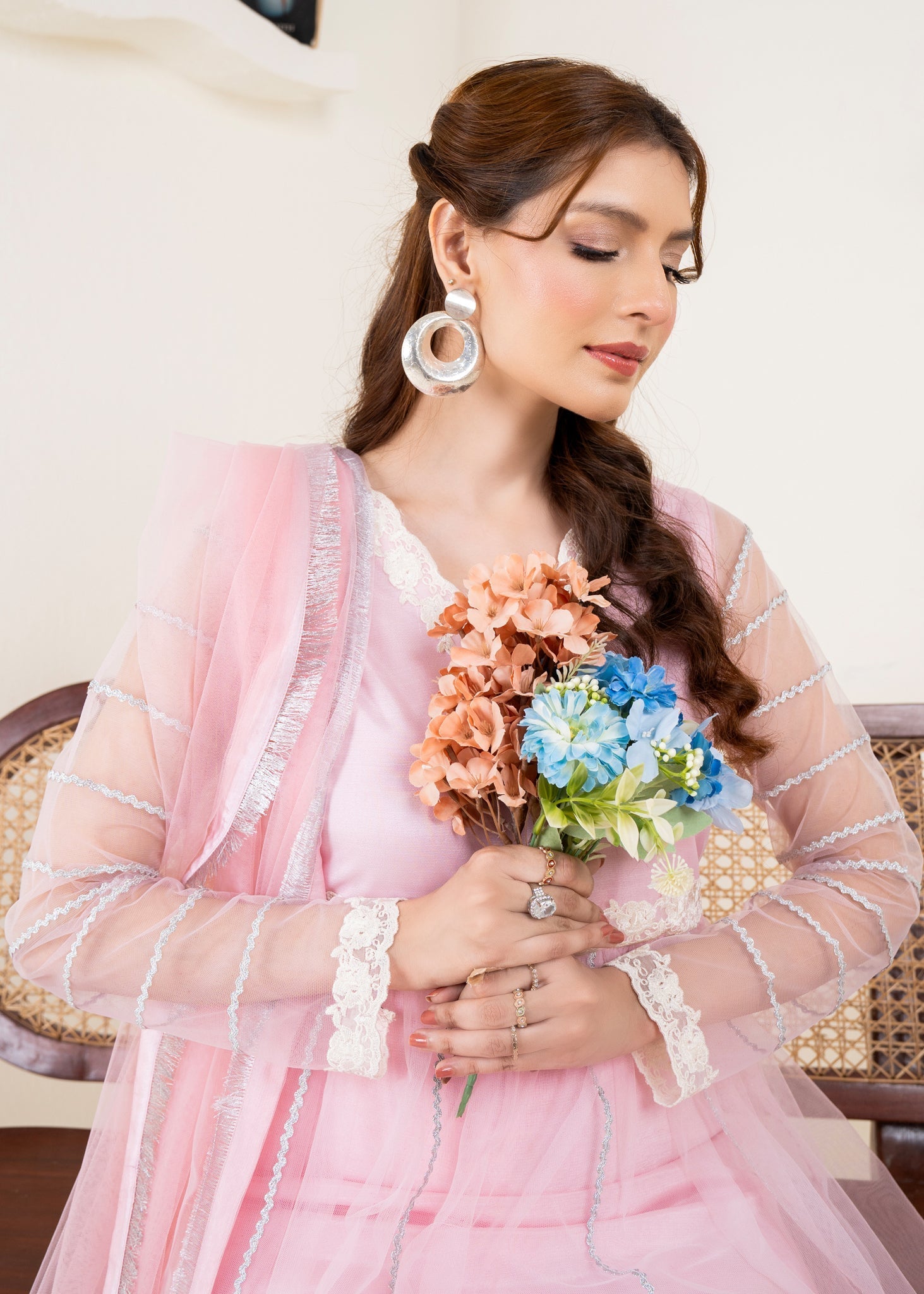 Mz By Mishu Zishu Wedding Edit MZ 007 Isabel (Baby Pink) Mishu Zishu Women 3pcs