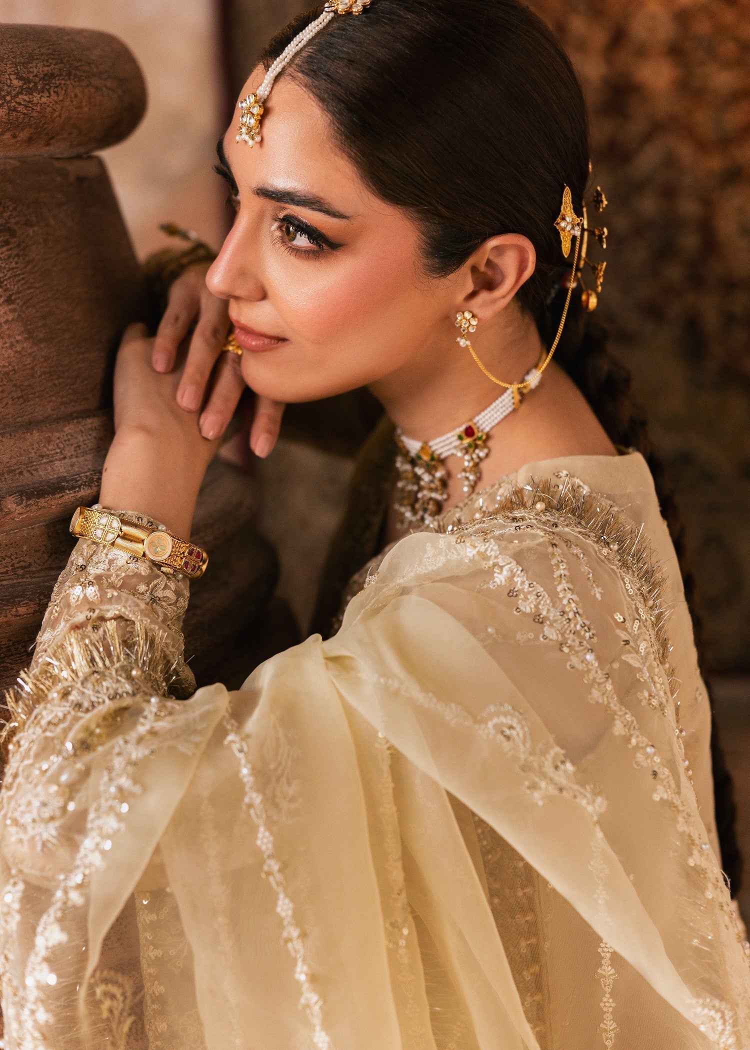 Ally's AL 4272 (Firdous) (N) Women 3pcs