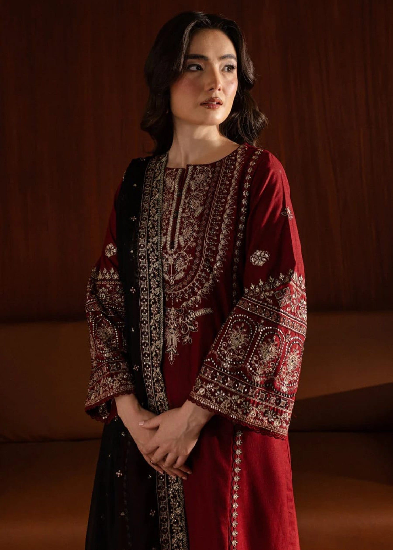 Tehzeeb Libas ROYAL PRET EMBROIDERED Women 3pcs