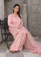 Yolo Pret Silk Viscose with Farshi Shalwar with Organza Dupatta JASHAN S25 0700 Women 3pcs