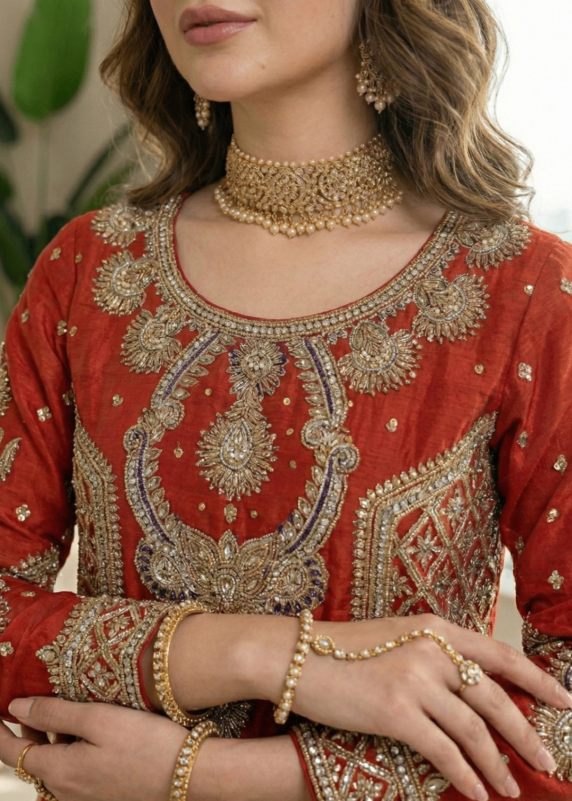 Diara Couture ZONAISHA UA 01 RED Women 3pcs