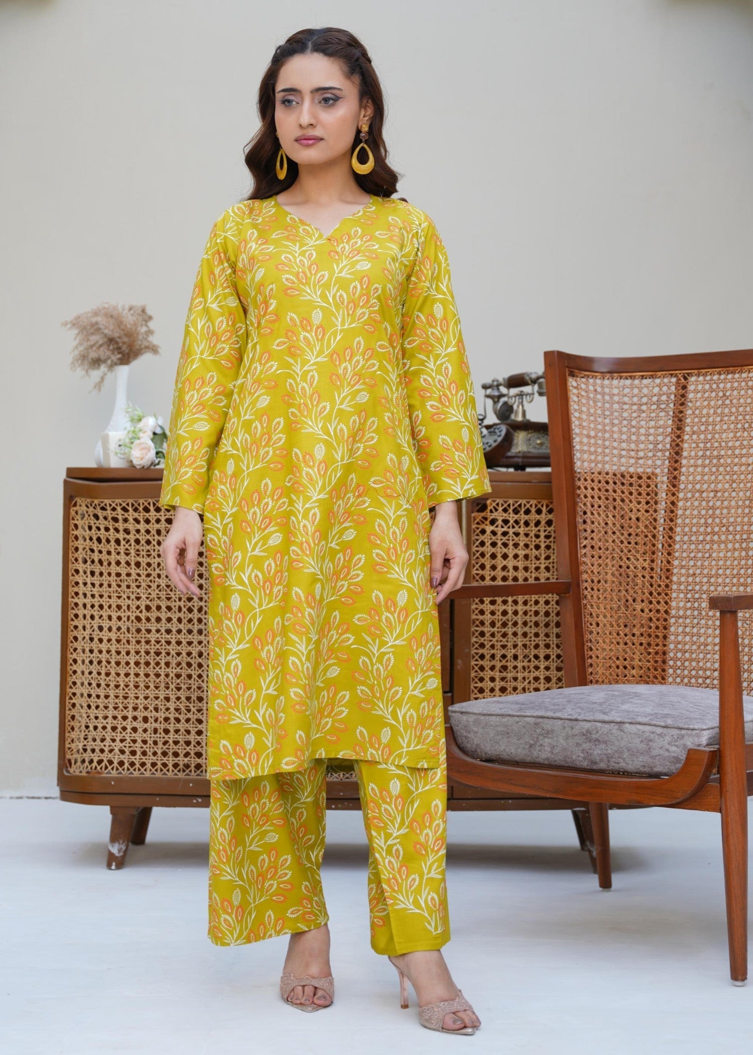 Chaudhary Arts Eden apple green Women 2pcs