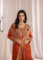 Alyssa RUST SUIT ALN18 Women 3pcs