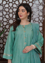 Waniya Awais WAF D19 (Farshi Shalwar) Women 3pcs