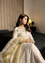 Miss & Mrs White print dote Women 3pcs