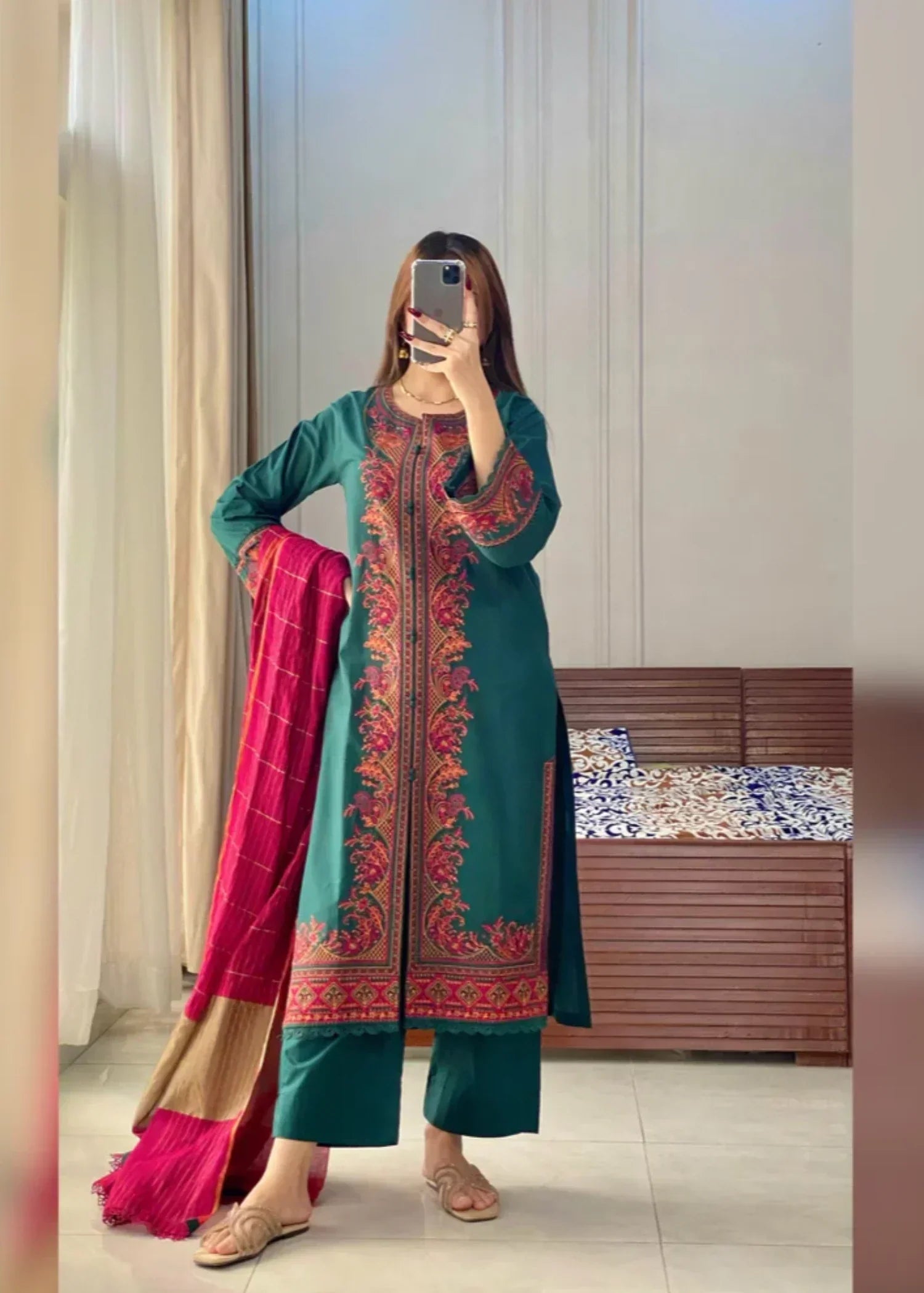 Rosyribbons Flora Embroidered Women 3pcs