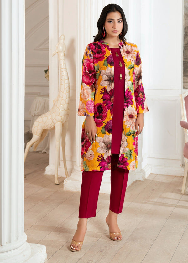 Sahibas By Mirza Pumpkin Women 3pcs