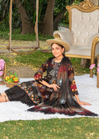 Ayeza Collection Black Kurta Set 06 Women 3pcs