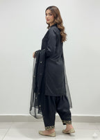 Shehroz Fashion BLACK FARSHI Women 3pcs