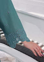 Luxeurs Zephyr Embroidered Lawn Dress Women 2pcs