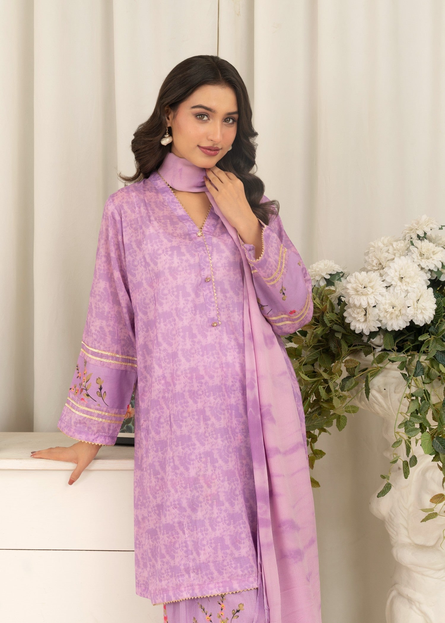 Yolo Pret Tie&Dye Digital Print Lawn with Farshi Shalwar FATAH F25 0005 Women 3pcs