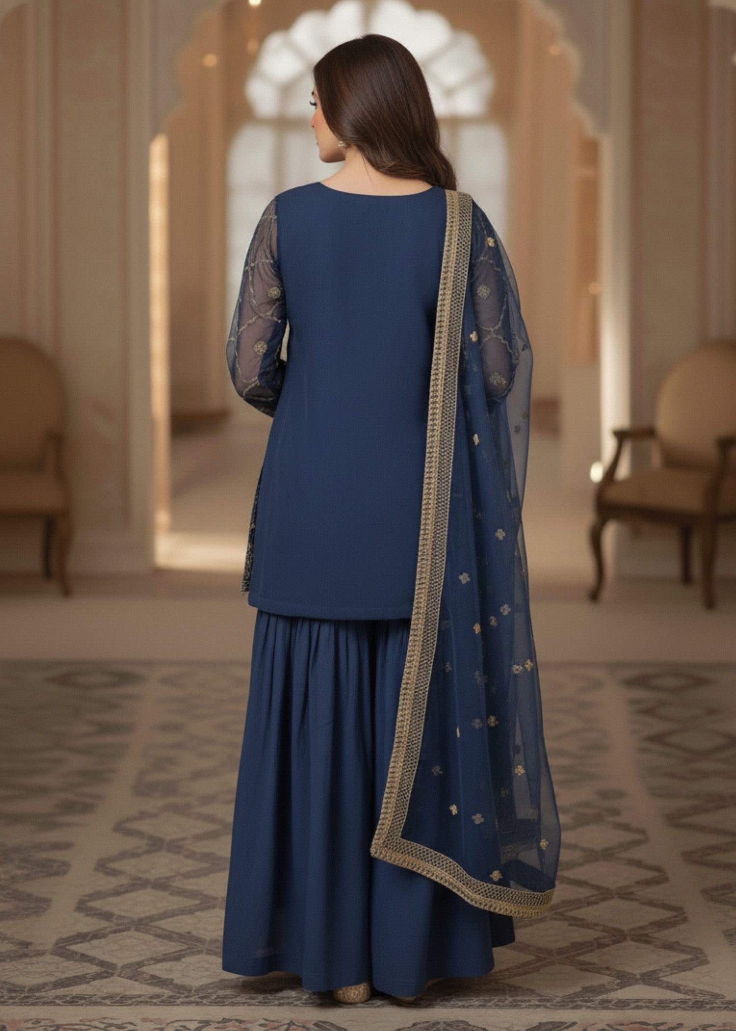 Diara Couture NYRA US 455 BLUE Women 3pcs