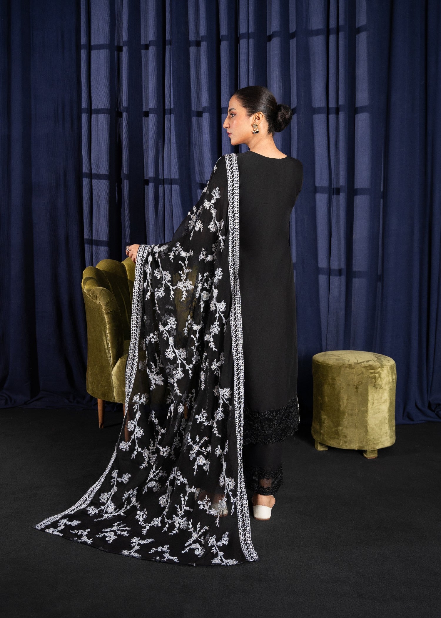 Four Season Boutique NOOR JAN BLACK Women 3pcs